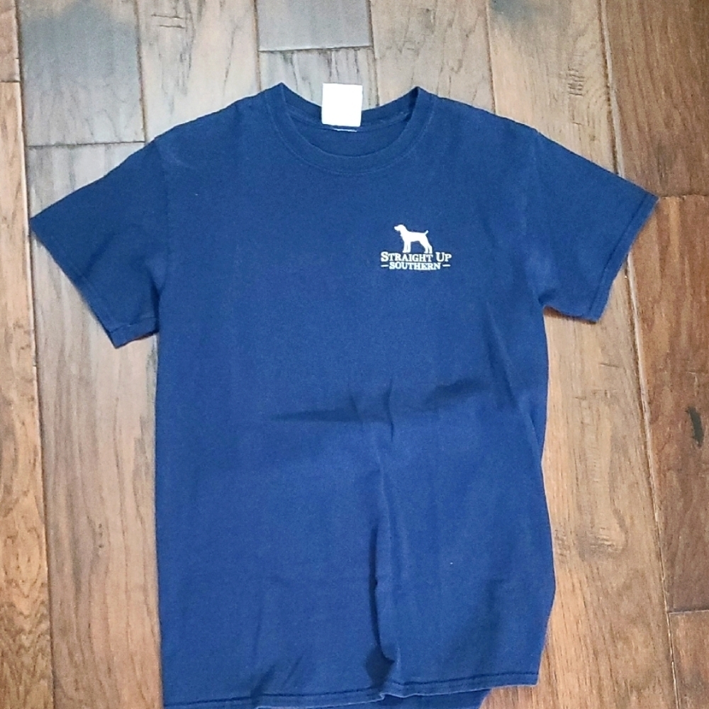 Straight Up Southern Men's Navy T-Shirt size Small